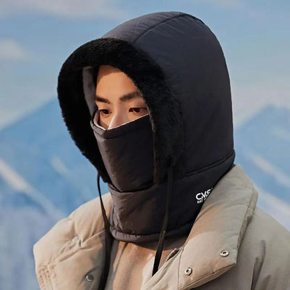 Ultra-Warm Winter Hood with Integrated Face Cover