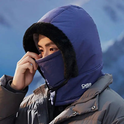 Ultra-Warm Winter Hood with Integrated Face Cover