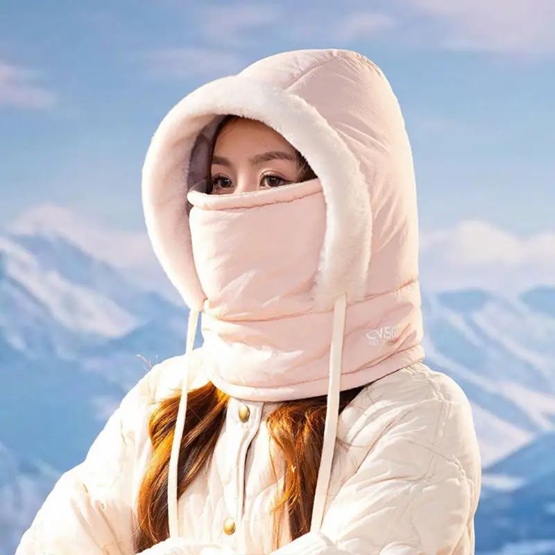 Ultra-Warm Winter Hood with Integrated Face Cover
